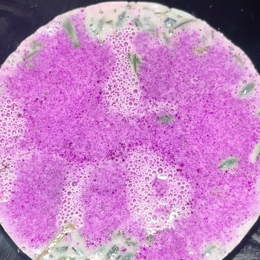 Floral & lavender handmade SOAP 3x3 10oz  with goat milk & coconut oil
